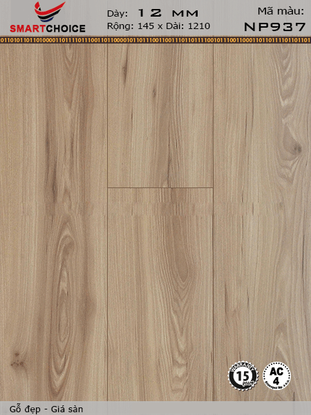 Sàn gỗ công nghiệp Smartchoice 12mm NP 937